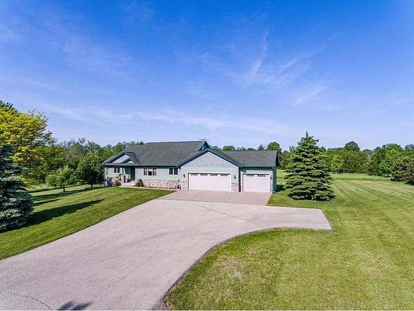 5 Acres of Land with Home for Sale in Hager City, Wisconsin