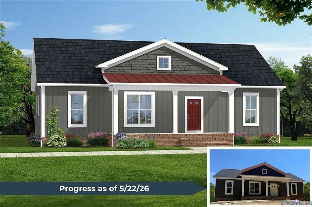 5.22 Acres of Land with Home for Sale in Burkeville, Virginia