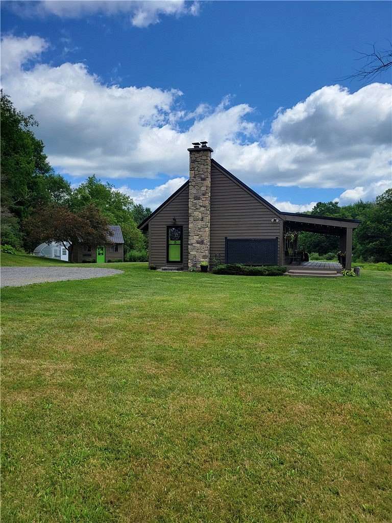 8.69 Acres of Land with Home for Sale in Burlington Flats, New York