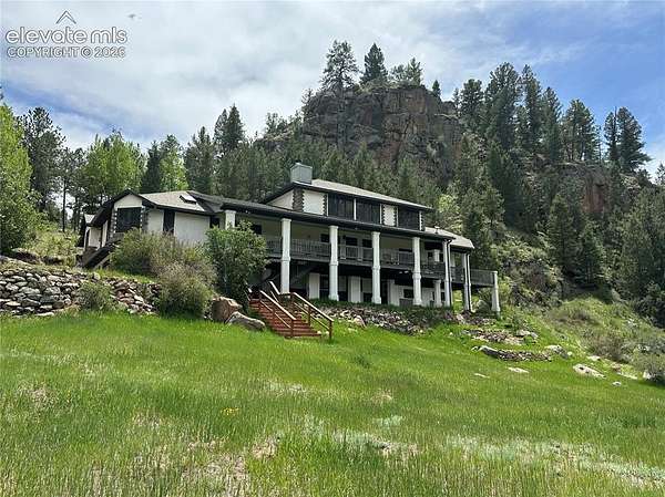20.3 Acres of Recreational Land with Home for Sale in Florissant, Colorado