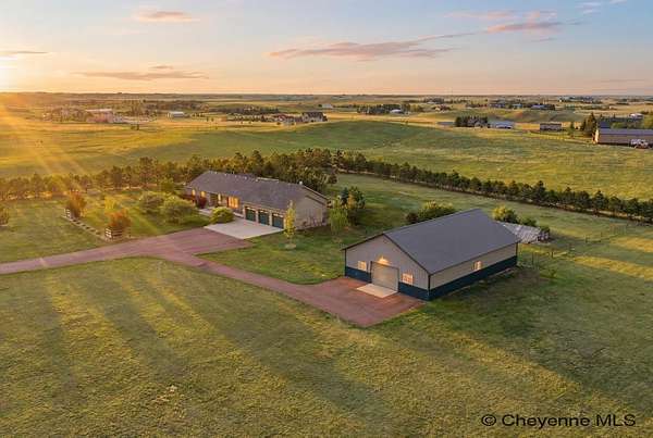 11 Acres of Land with Home for Sale in Cheyenne, Wyoming