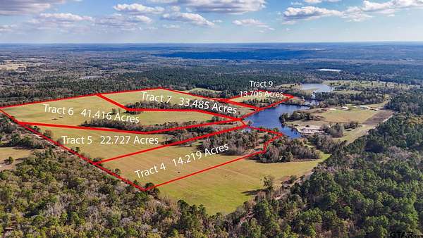 14.2 Acres of Land for Sale in Winnsboro, Texas