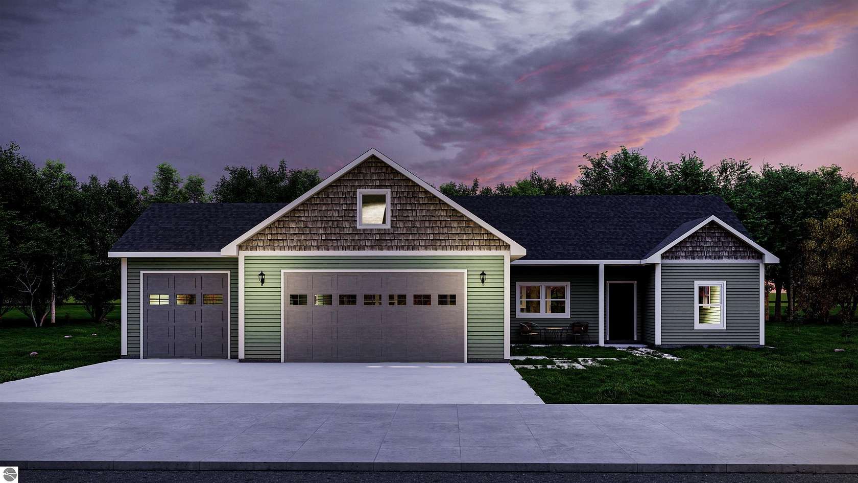 4.89 Acres of Land with Home for Sale in Lake Ann, Michigan
