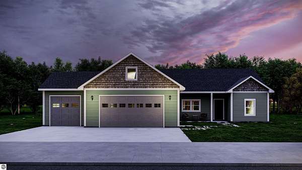 4.89 Acres of Land with Home for Sale in Lake Ann, Michigan