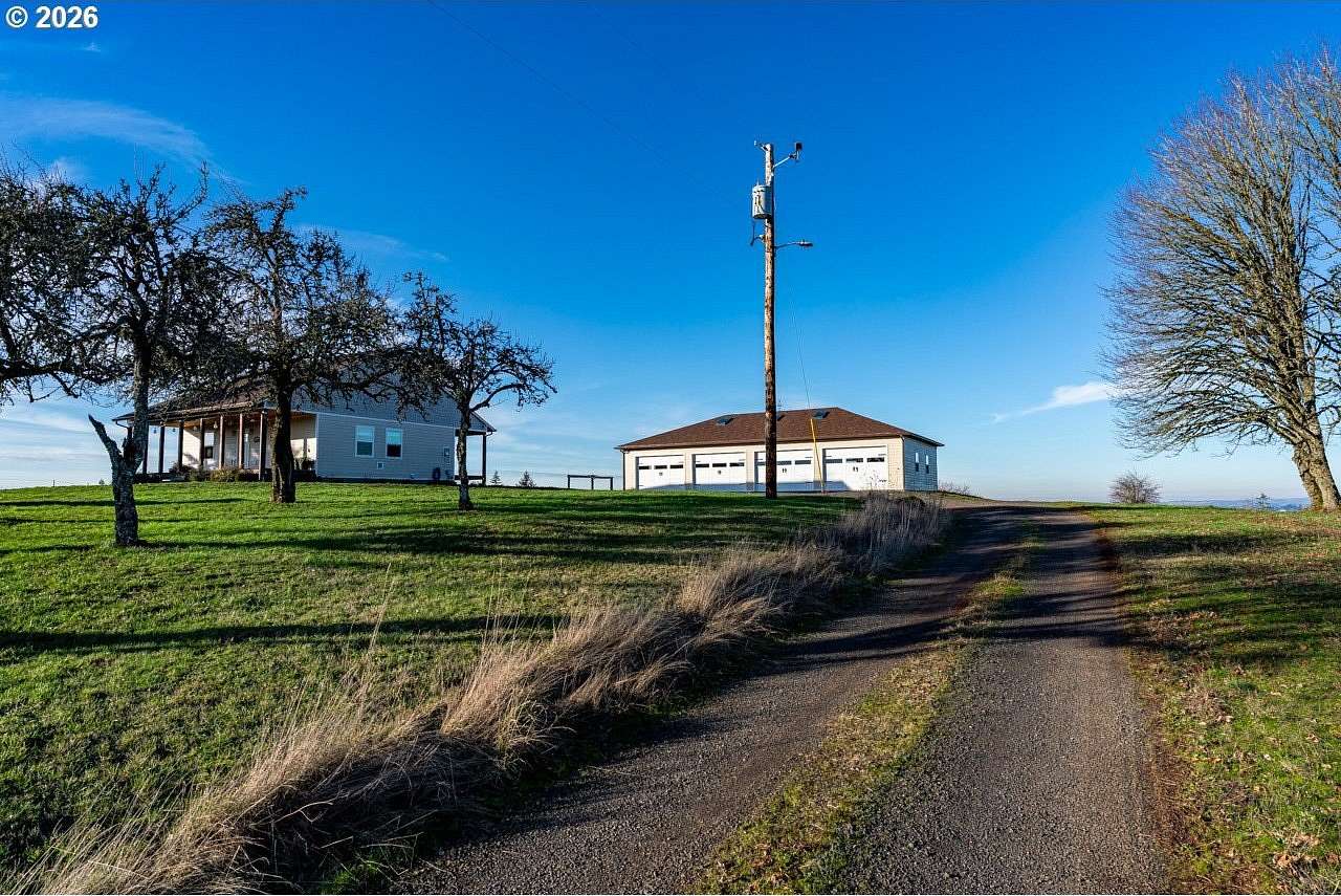 169 Acres of Agricultural Land with Home for Sale in Scio, Oregon