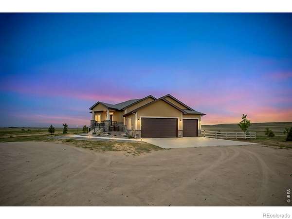 3 Acres of Land with Home for Sale in Platteville, Colorado