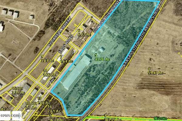 46 Acres of Improved Commercial Land for Lease in Neosho, Missouri