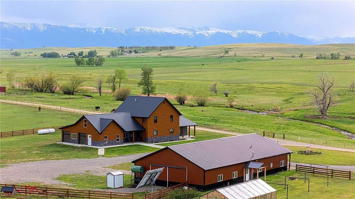 152 Acres of Land with Home for Sale in Roberts, Montana