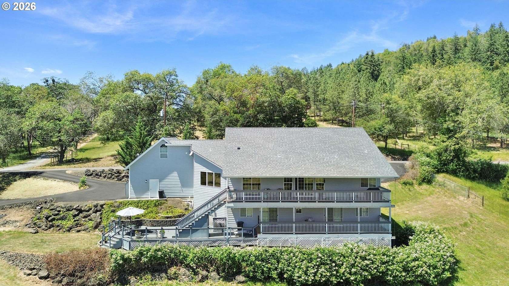 3.63 Acres of Land with Home for Sale in Roseburg, Oregon