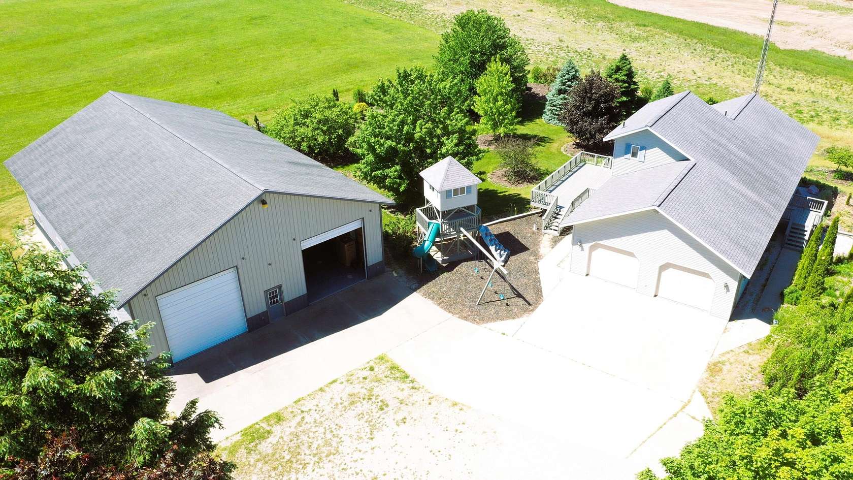 1.63 Acres of Land with Home for Sale in Hart, Michigan