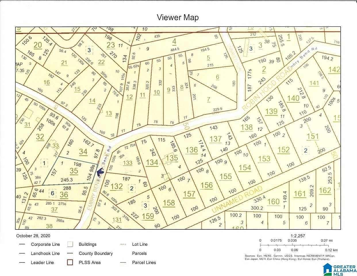 0.5 Acres of Residential Land for Sale in Lincoln, Alabama