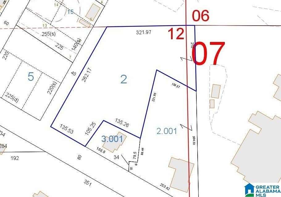 2.5 Acres of Commercial Land for Sale in Clanton, Alabama