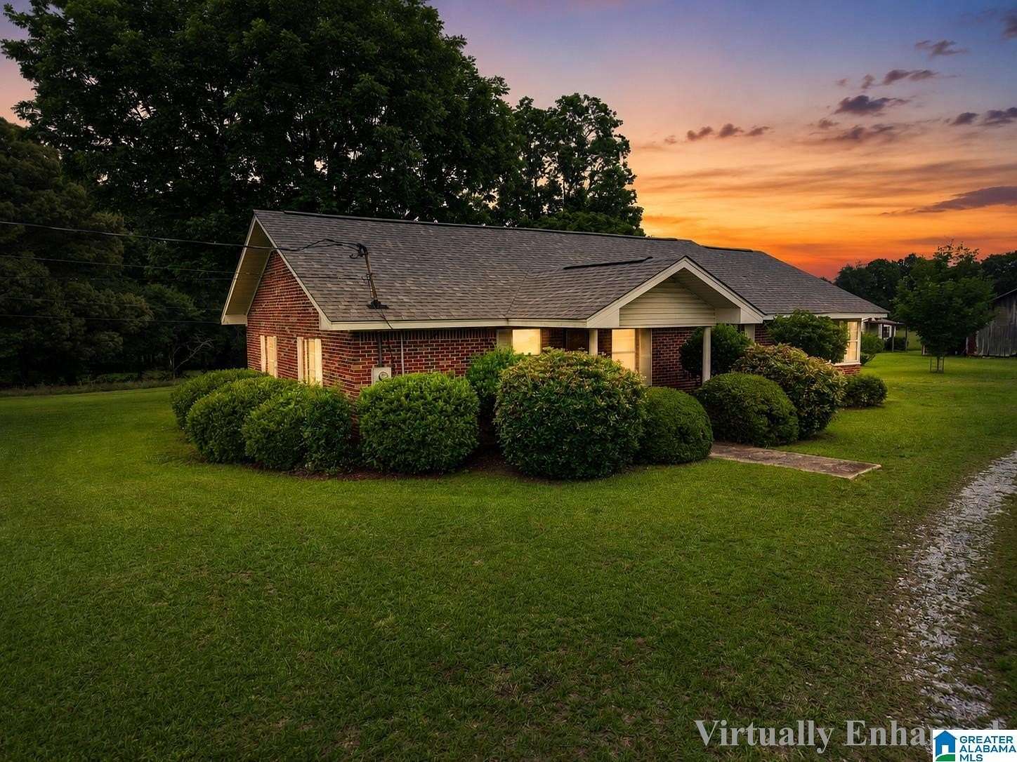 16.5 Acres of Land with Home for Sale in Clanton, Alabama