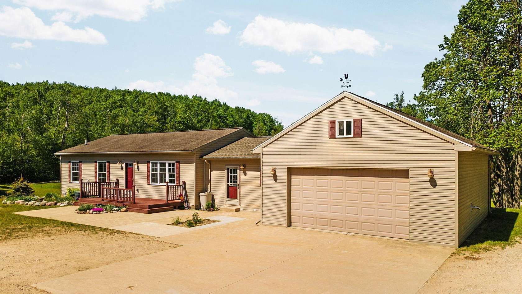 5 Acres of Land with Home for Sale in Gaylord, Michigan