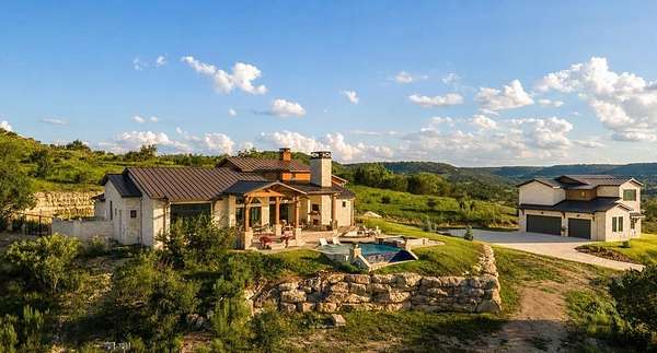 6.66 Acres of Land with Home for Sale in Blanco, Texas