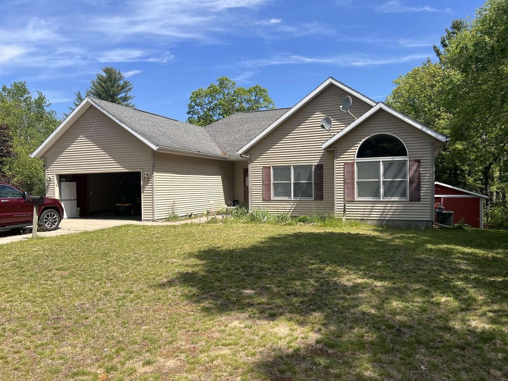 4.8 Acres of Land with Home for Sale in Twin Lake, Michigan