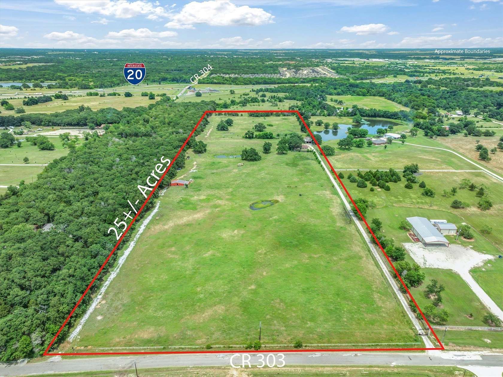 25 Acres of Agricultural & Residential Land for Sale in Terrell, Texas