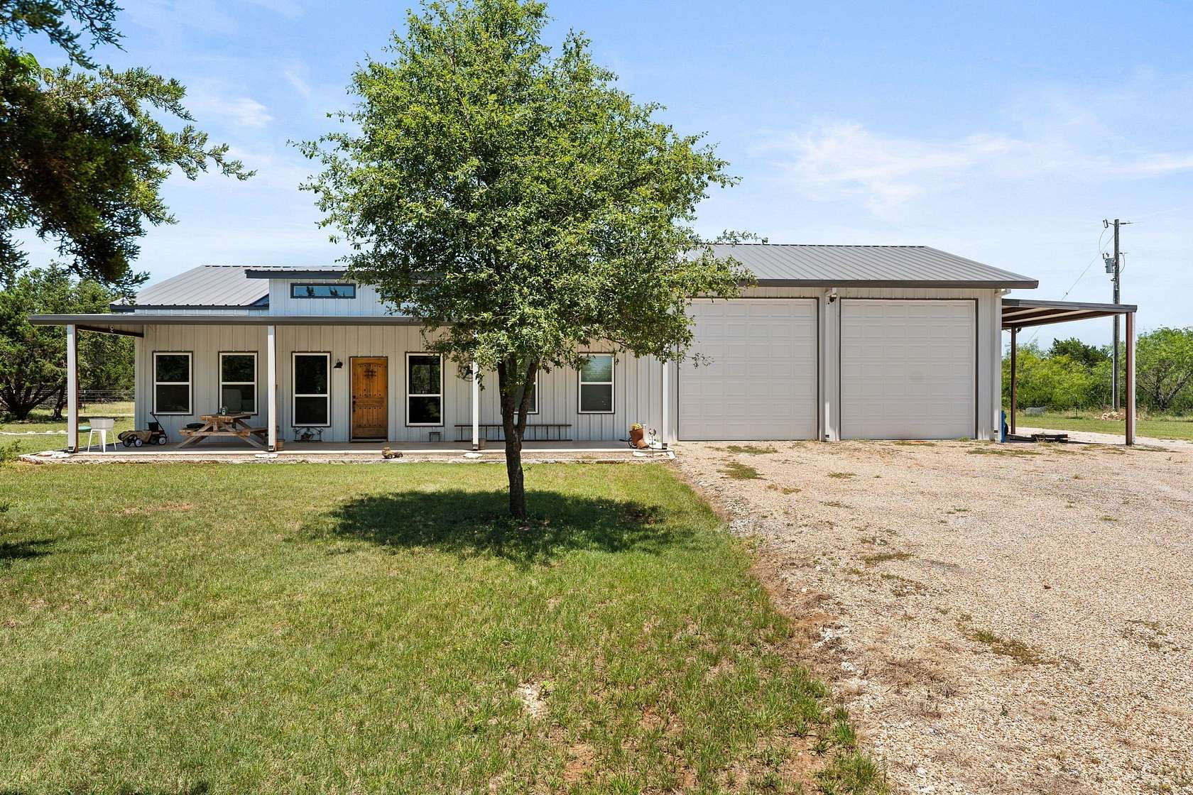 10 Acres of Land with Home for Sale in Blum, Texas