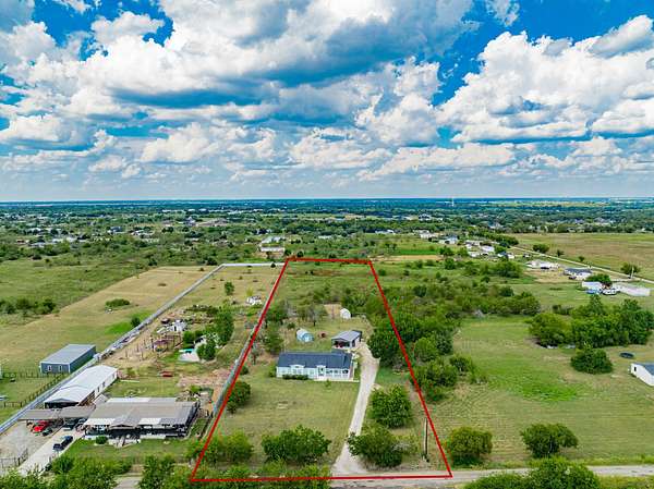 3.33 Acres of Land with Home for Sale in Royse City, Texas