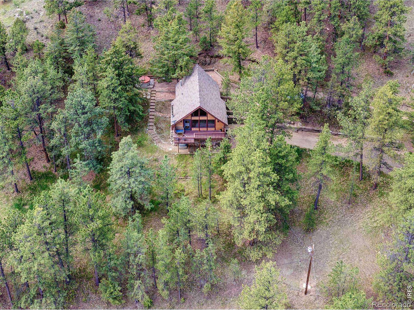 2.63 Acres of Land with Home for Sale in Glen Haven, Colorado
