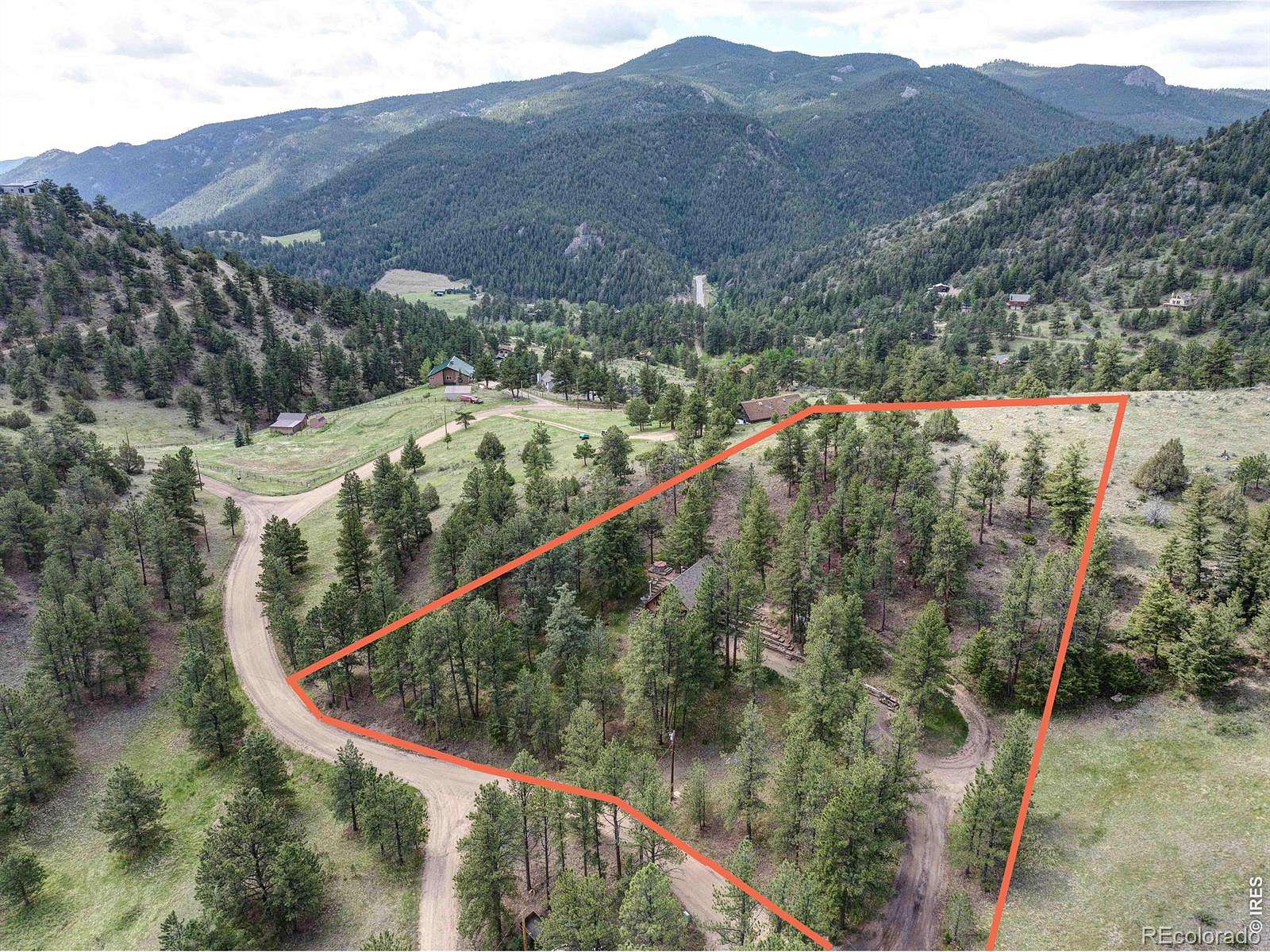 2.63 Acres of Land with Home for Sale in Glen Haven, Colorado