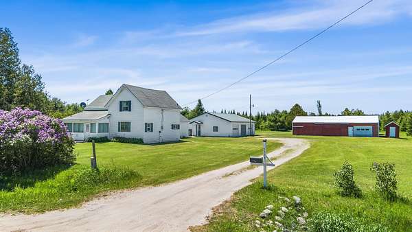 3.5 Acres of Land with Home for Sale in Levering, Michigan