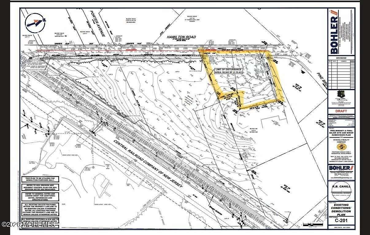 0.57 Acres of Residential Land for Sale in Tinton Falls, New Jersey