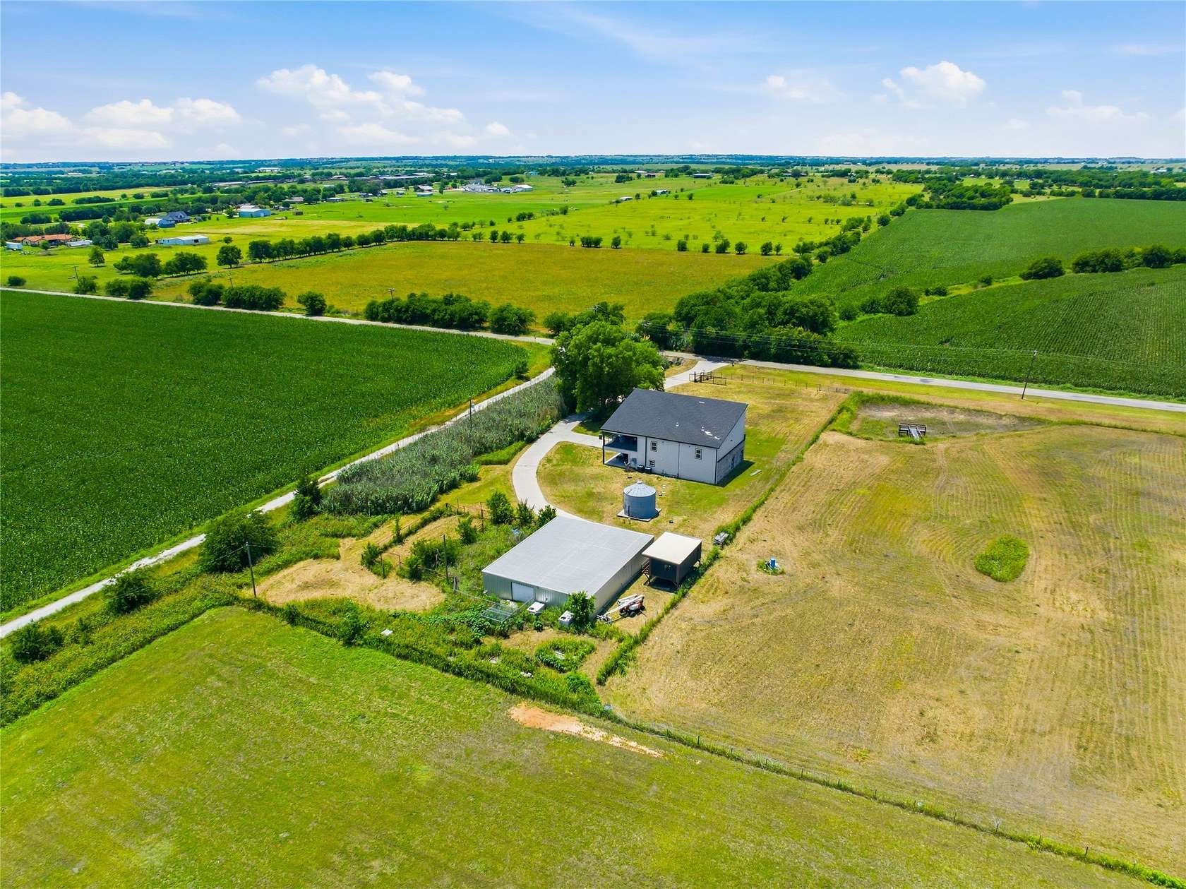 5 Acres of Land with Home for Sale in Cleburne, Texas