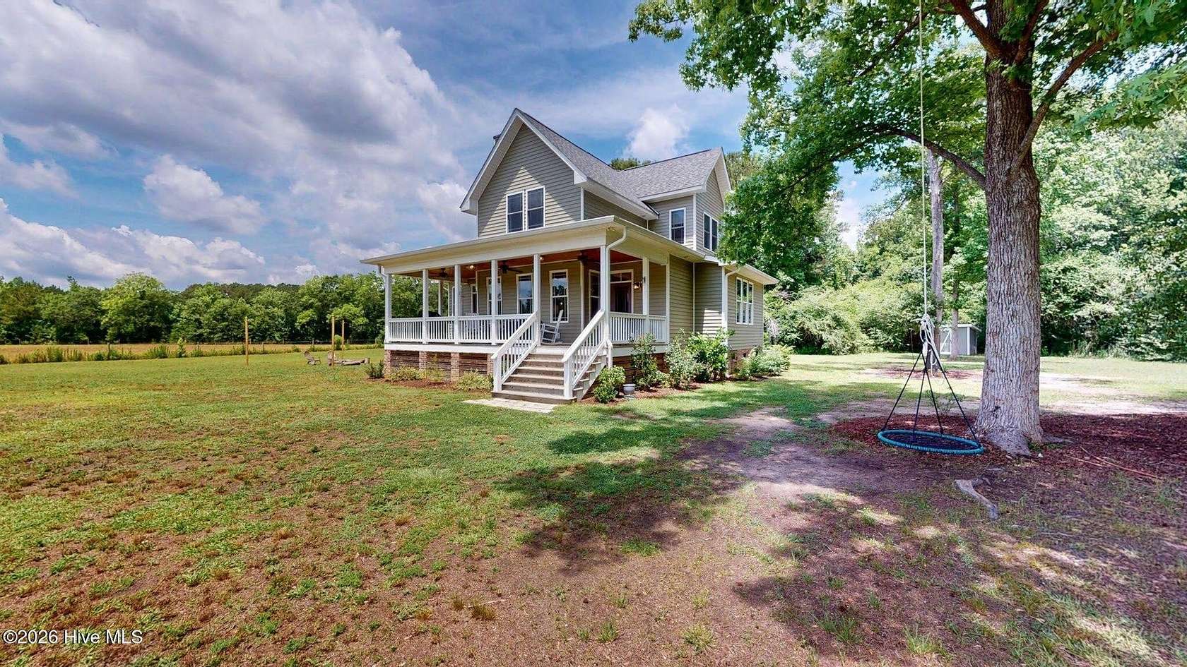 14 Acres of Land with Home for Sale in Atkinson, North Carolina