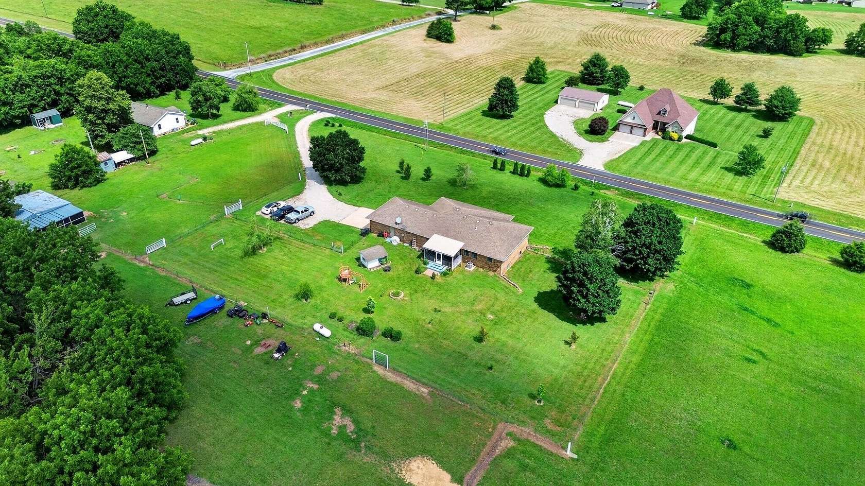18.6 Acres of Land with Home for Sale in Mount Vernon, Missouri