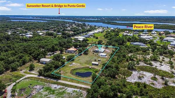 2.52 Acres of Land with Home for Sale in Punta Gorda, Florida