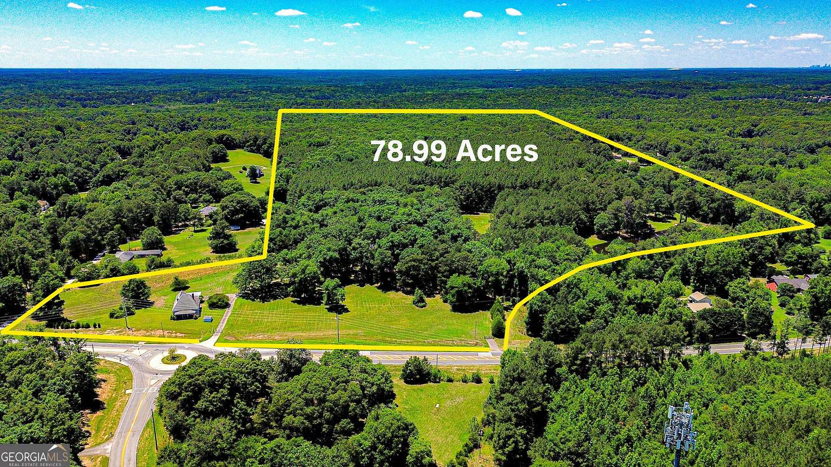 75.9 Acres of Recreational Land for Sale in Stockbridge, Georgia