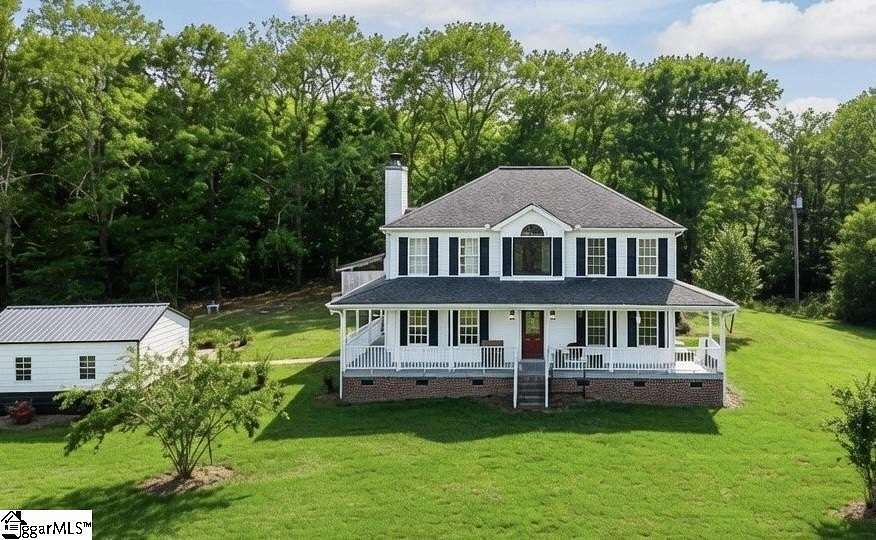 9.59 Acres of Land with Home for Sale in Belton, South Carolina