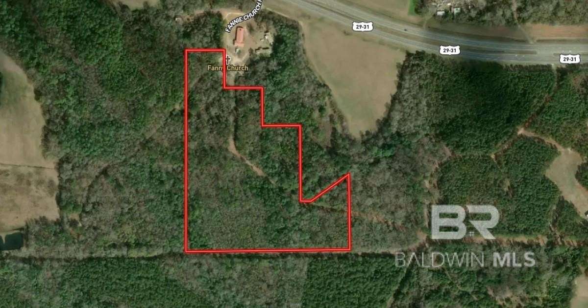 16 Acres of Recreational & Residential Land for Sale in Flomaton, Alabama