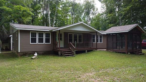 1.5 Acres of Land with Home for Sale in Deerbrook, Wisconsin