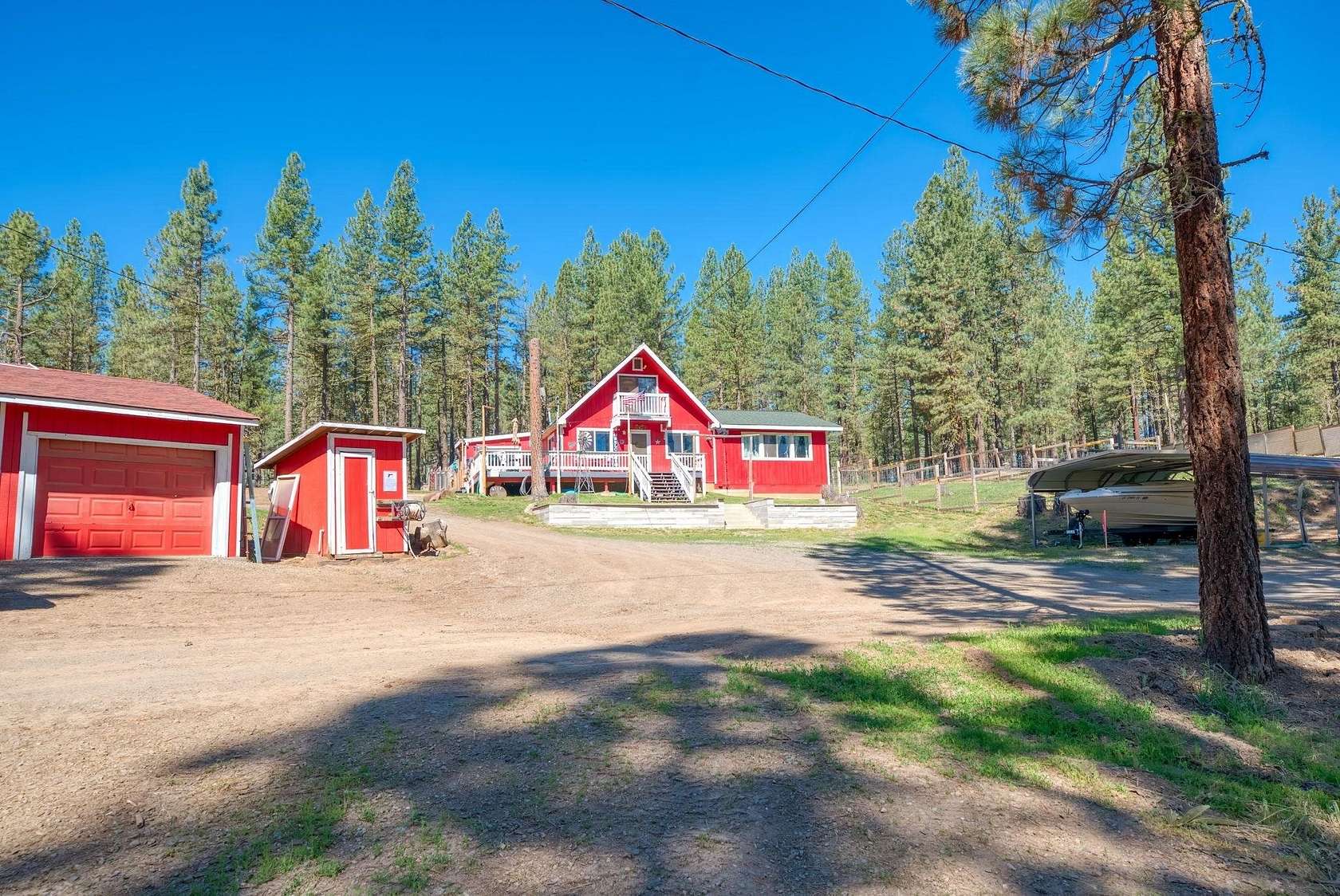 6.36 Acres of Land with Home for Sale in Portola, California