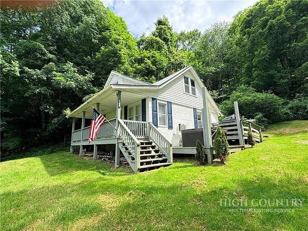 4.76 Acres of Land with Home for Sale in Lansing, North Carolina