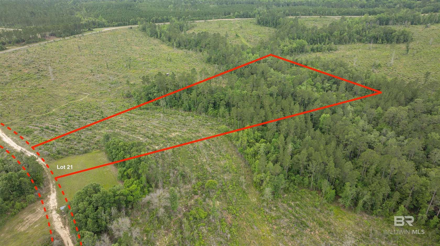 10 Acres of Land for Sale in Stapleton, Alabama