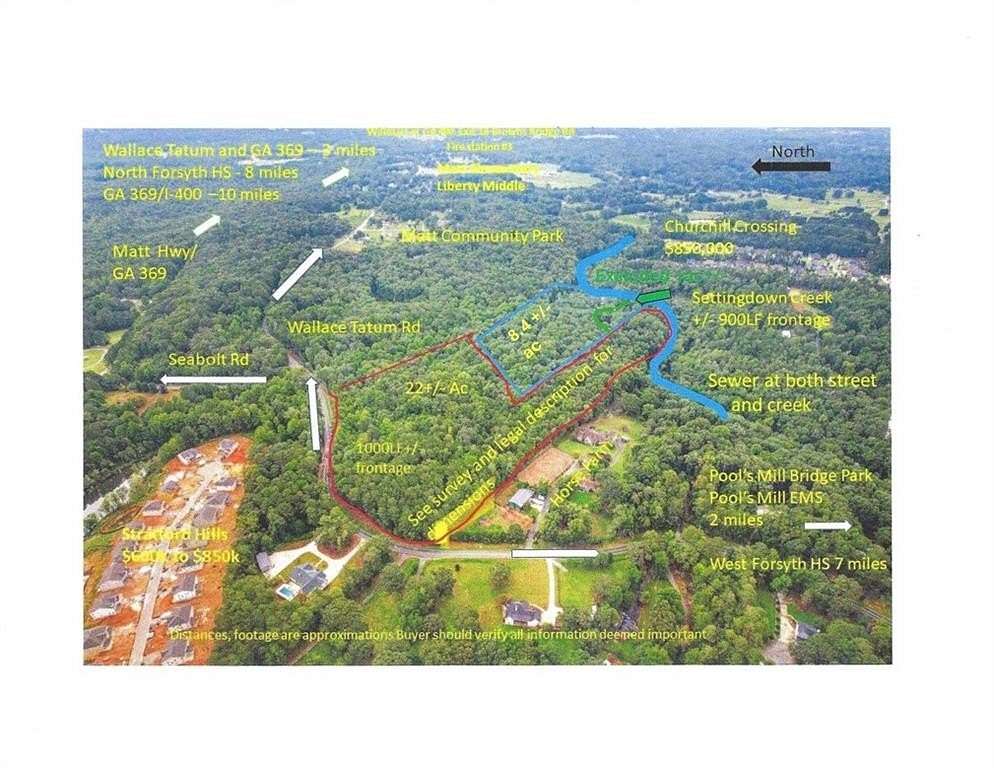 31.2 Acres of Recreational Land for Sale in Cumming, Georgia