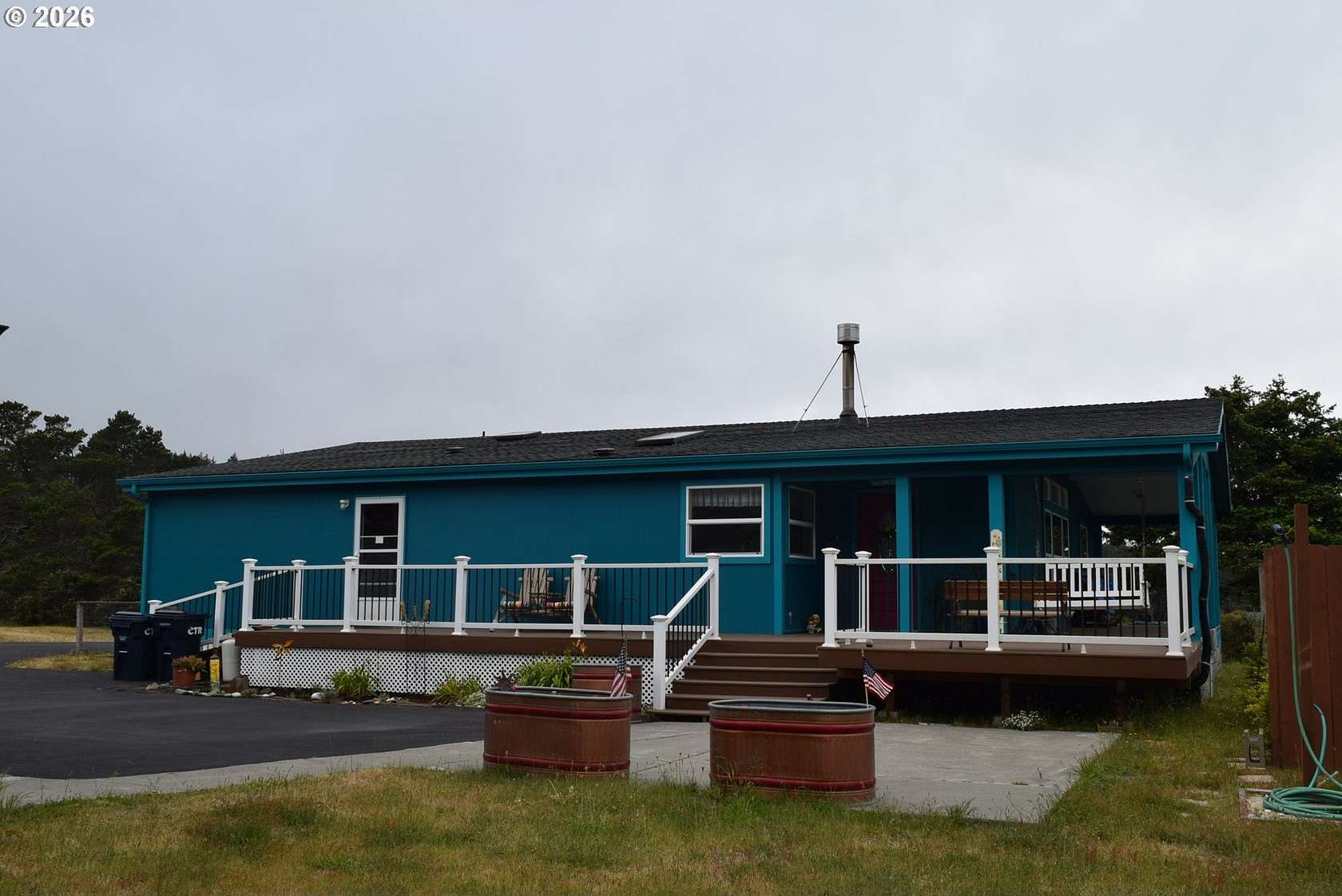 5.18 Acres of Land with Home for Sale in Gold Beach, Oregon