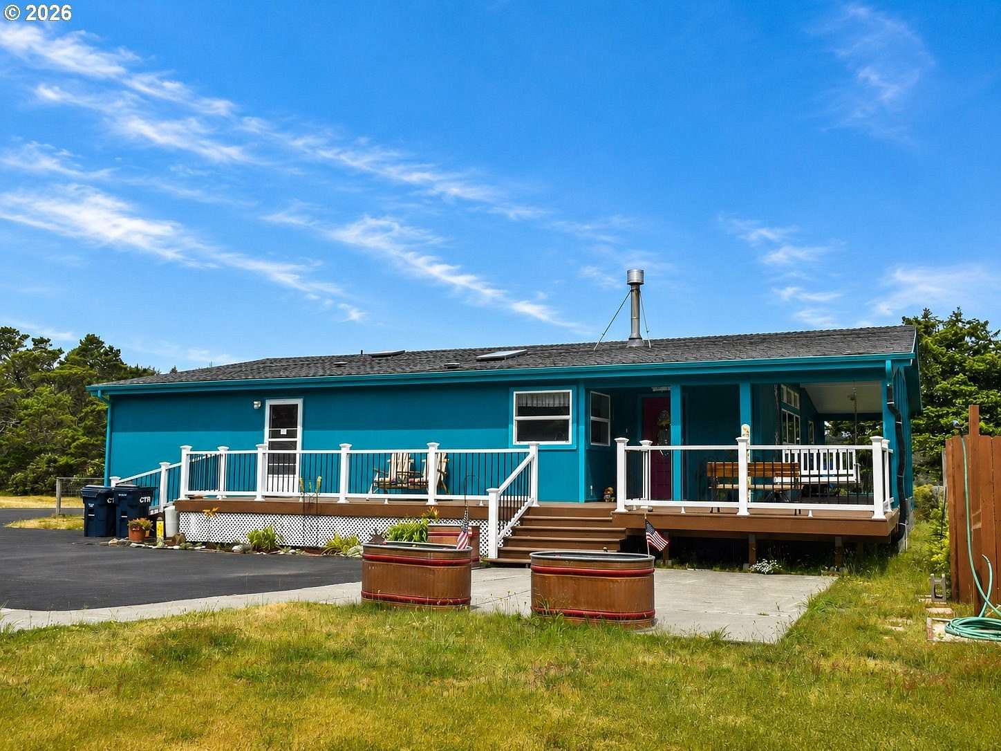 5.18 Acres of Land with Home for Sale in Gold Beach, Oregon