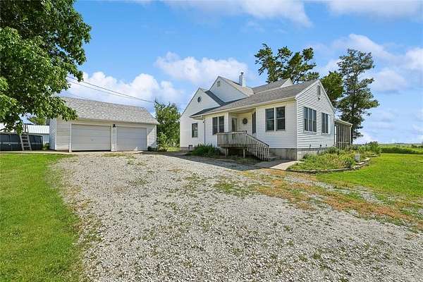 5 Acres of Land with Home for Sale in Van Horne, Iowa