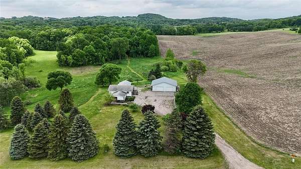 6.56 Acres of Land with Home for Sale in Erhard, Minnesota