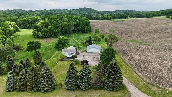 6.56 Acres of Land with Home for Sale in Erhard, Minnesota