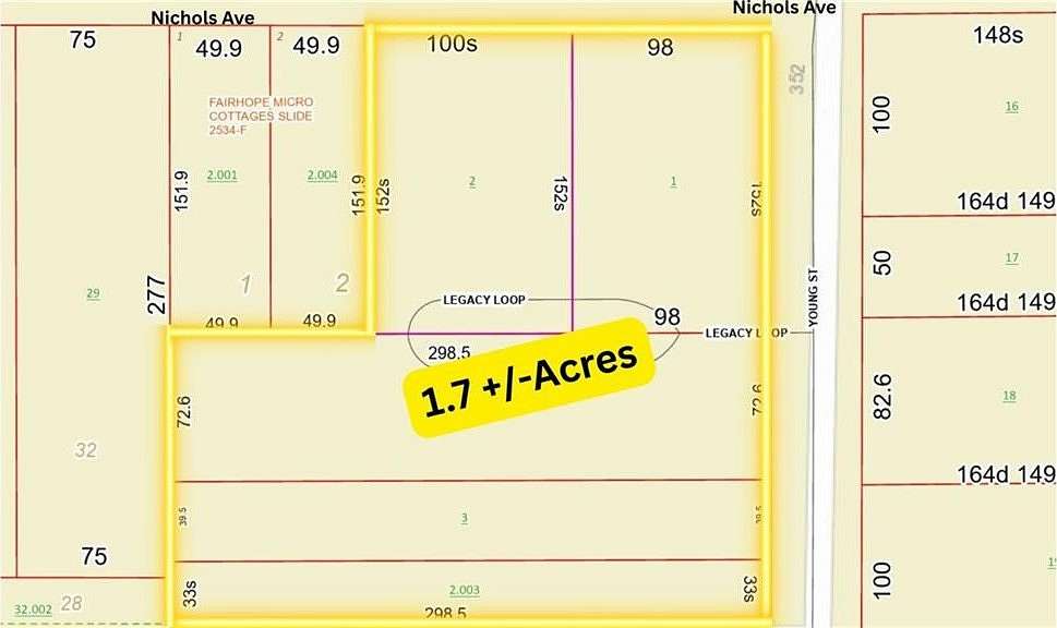 1.69 Acres of Land for Sale in Fairhope, Alabama