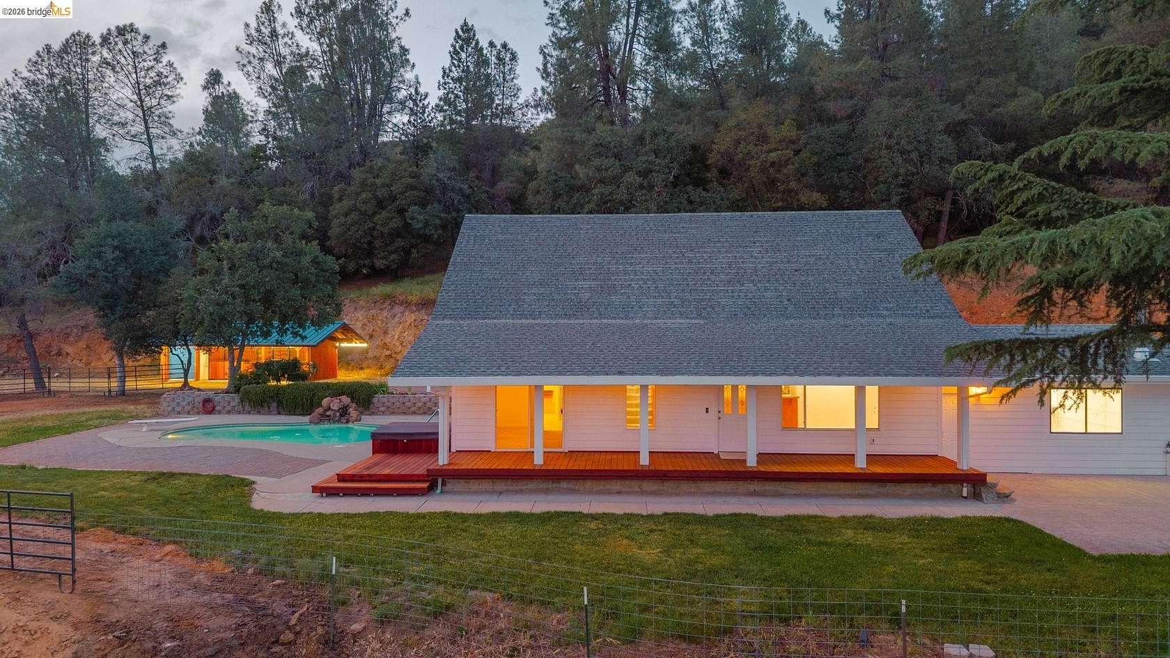 6.9 Acres of Land with Home for Sale in Tuolumne, California