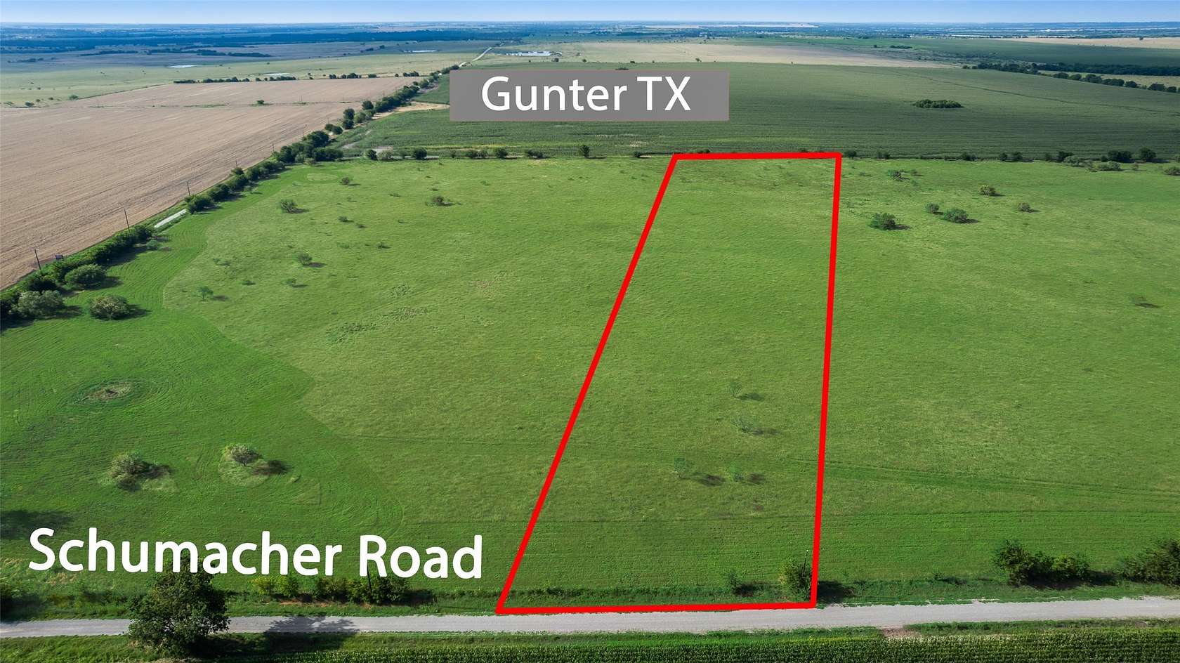 10 Acres of Recreational Land for Sale in Gunter, Texas