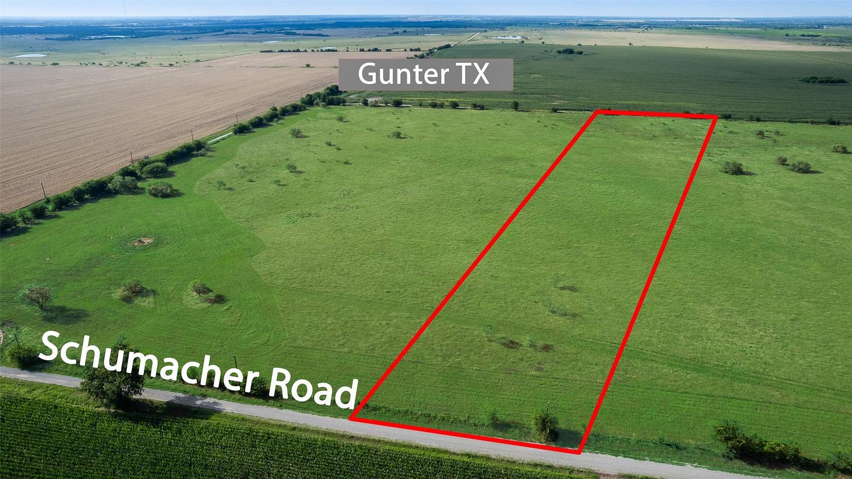 10 Acres of Recreational Land for Sale in Gunter, Texas