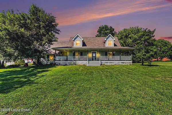 5 Acres of Land with Home for Sale in Shelbyville, Kentucky