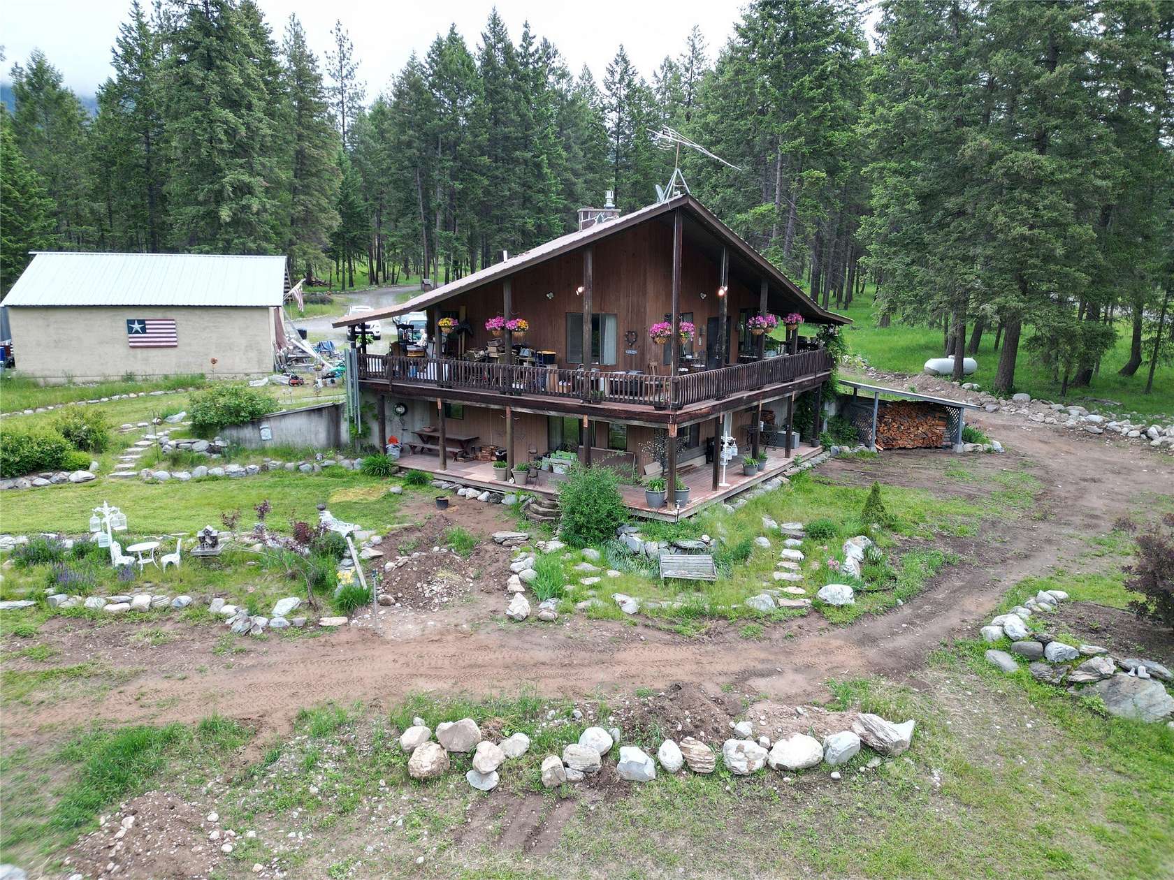 5.57 Acres of Land with Home for Sale in Thompson Falls, Montana
